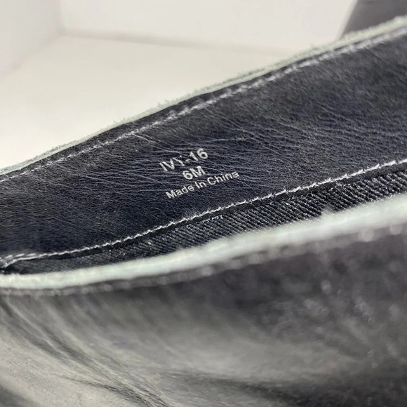 DMSX Donald J Pliner Black Leather Ankle Boots - Picture 9 of 10